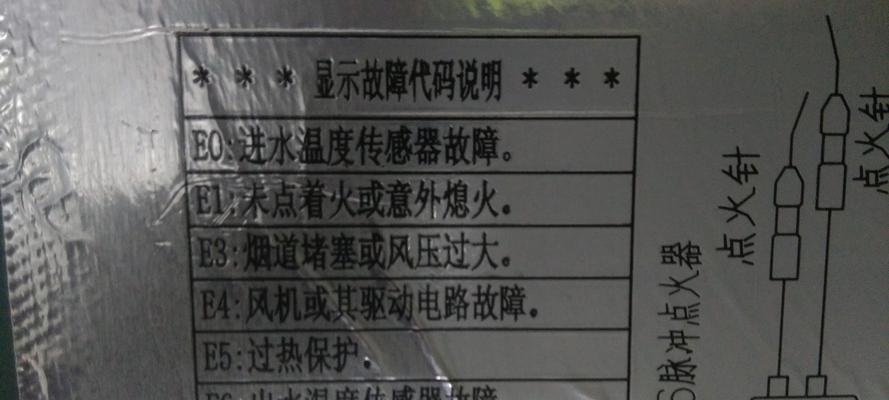 夏普壁挂炉显示E3原因分析及解决方法（探究夏普壁挂炉显示E3故障的根本原因）